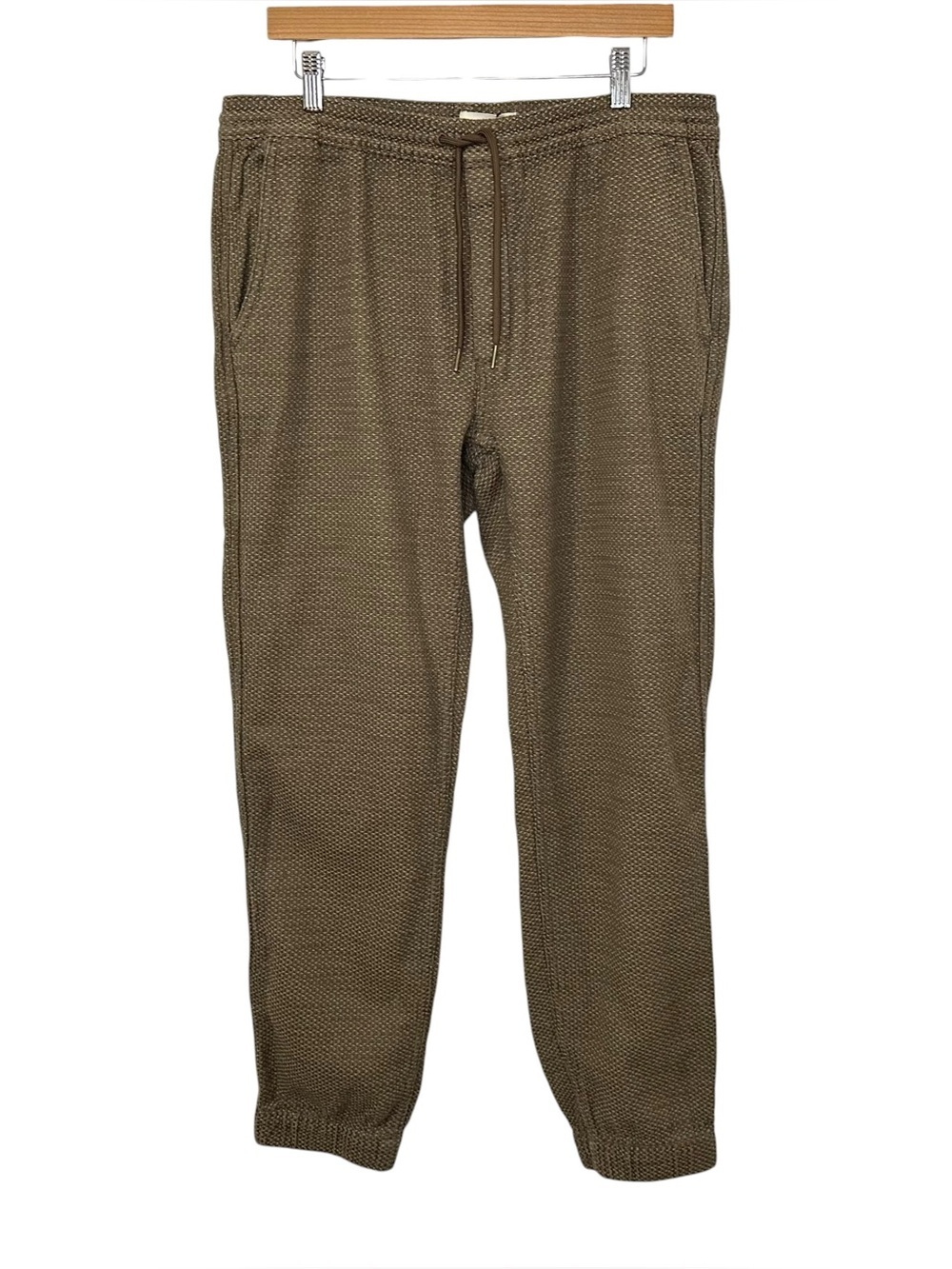 Taylor Stitch Mens The Apres Pant Sz Large Cypress Sashiko Textured Jogger NEW